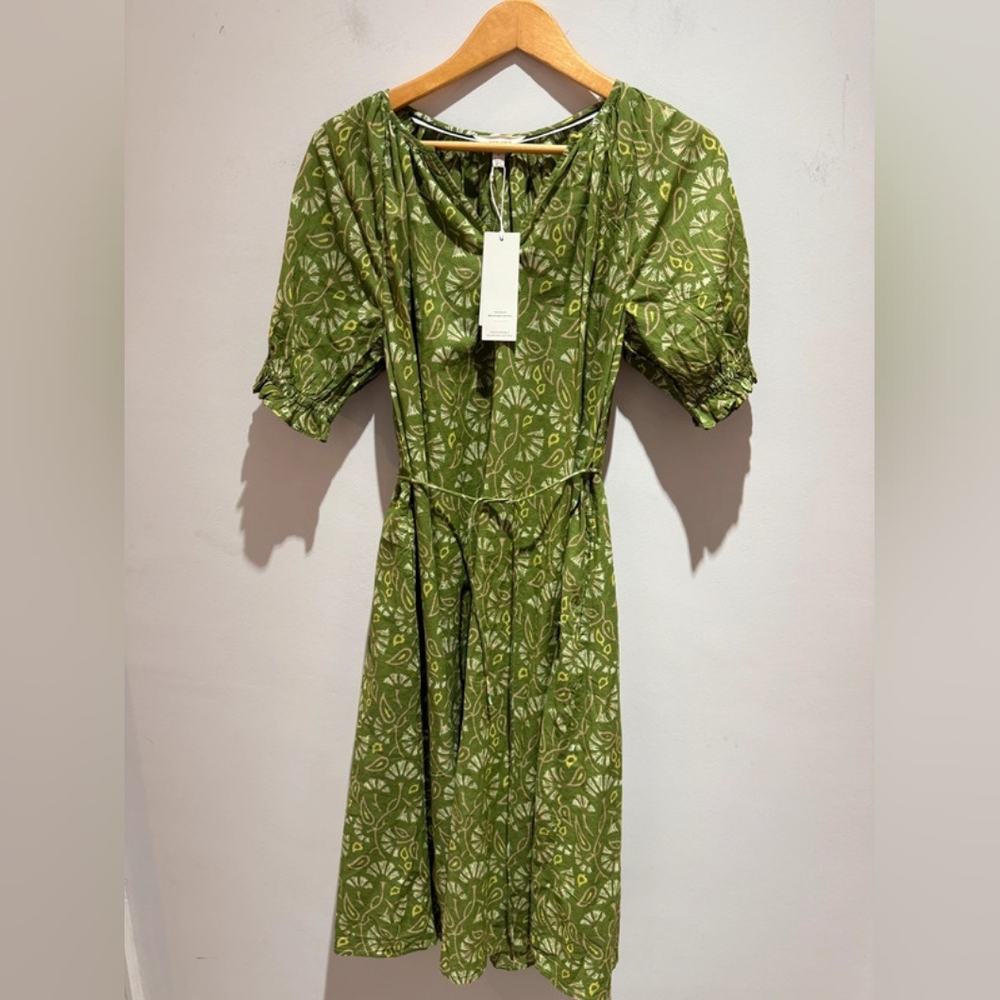 Per Una Olive Patterned Midi Dress